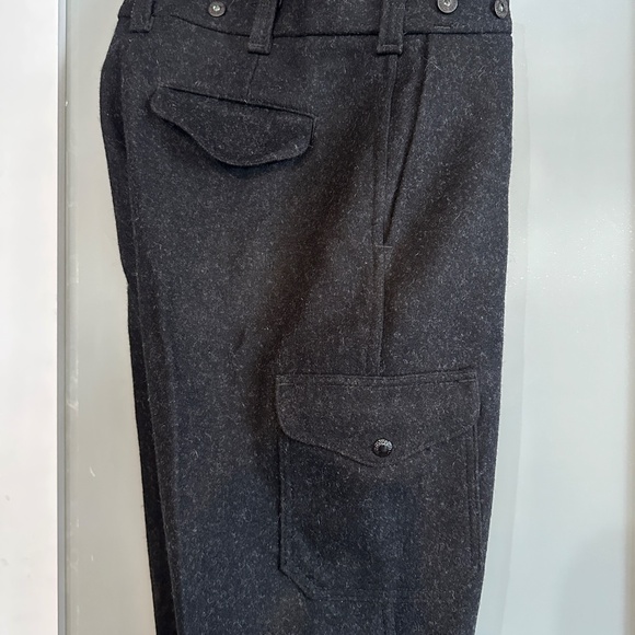 FILSON Men's Mackinaw Wool Field Pants Waist 36, Inseam 37" Charcoal New - Picture 9 of 11